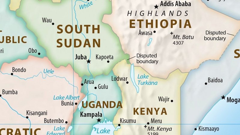 map of Ethiopia_Uganda