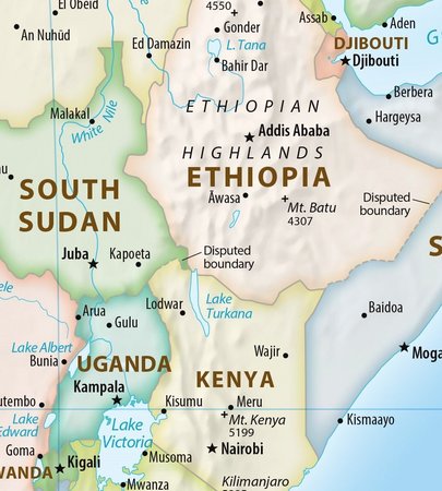 map of Ethiopia_Uganda