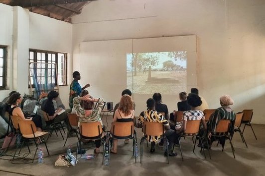 Work-in-progress meeting of the field research participants from Angewandte, UDS and Nuku studio