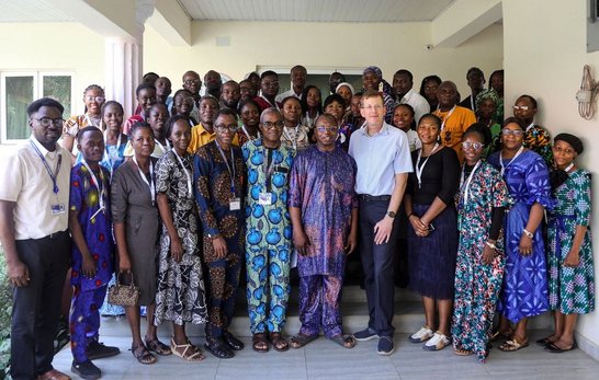 Group photo after a seminar on project matters