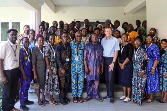 Group photo after a seminar on project matters