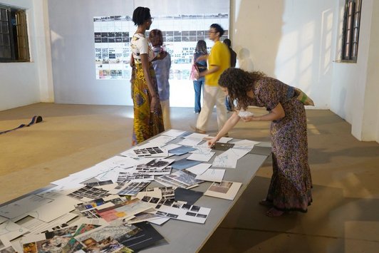 TIUE Work-in-progress exhibition at Nuku studio, Tamale