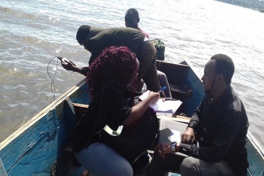 In-situ measurement of some water parameters in Lake Victoria, Uganda