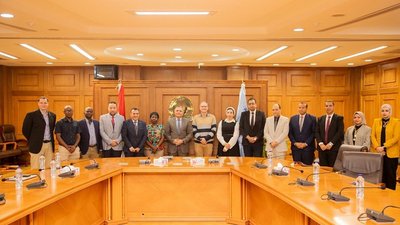 The last in-Person meeting (November 2024) for project P056 in Suez University (Egypt).