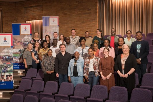 The Research team visit to Pretoria – attendees at the public lecture event