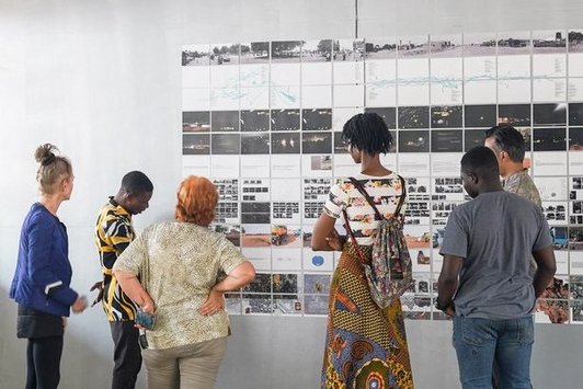 TIUE Work-in-progress exhibition at Nuku studio, Tamale