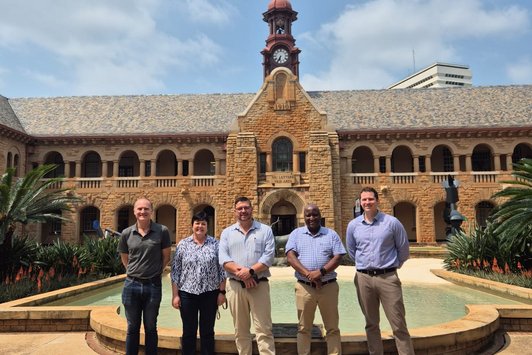 Meeting of the project partners at the University of Pretoria in 2025 