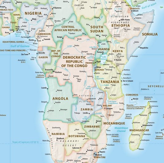 map Namibia_Ethiopia_Uganda