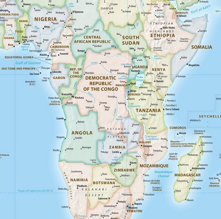 map Namibia_Ethiopia_Uganda