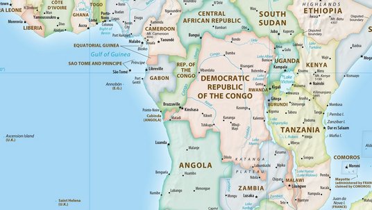 map of Africa map of Africa