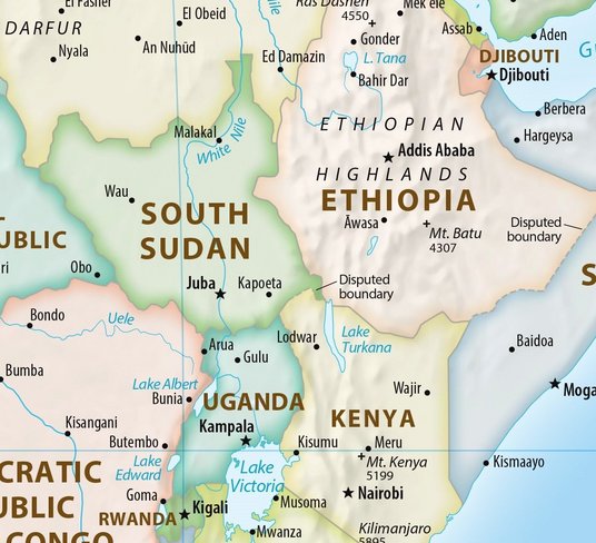 map of Ethiopia_Uganda